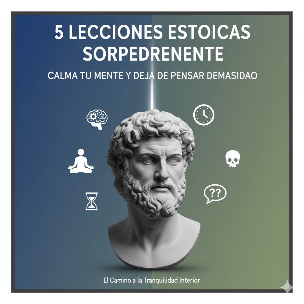 5 Lecciones Estoicas Sorprendentes para Calmar tu Mente y Dejar de Pensar Demasiado